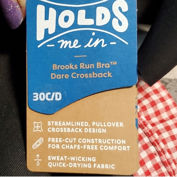 Brooks Run Bra - Dare Crossback - Picture 5 of 8